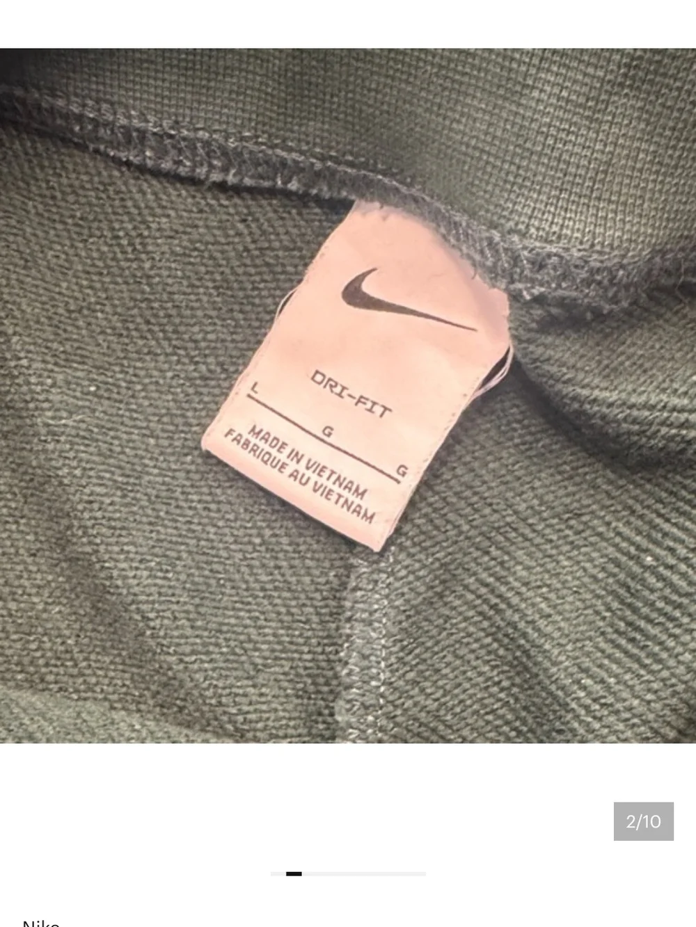 Nike Women's Dark Green Athletic Shorts